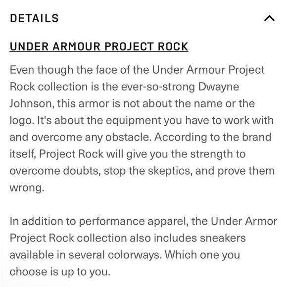 Under Armour Project Rock Iron Paradise T-Shirt in Orange Size Medium - Picture 4 of 7